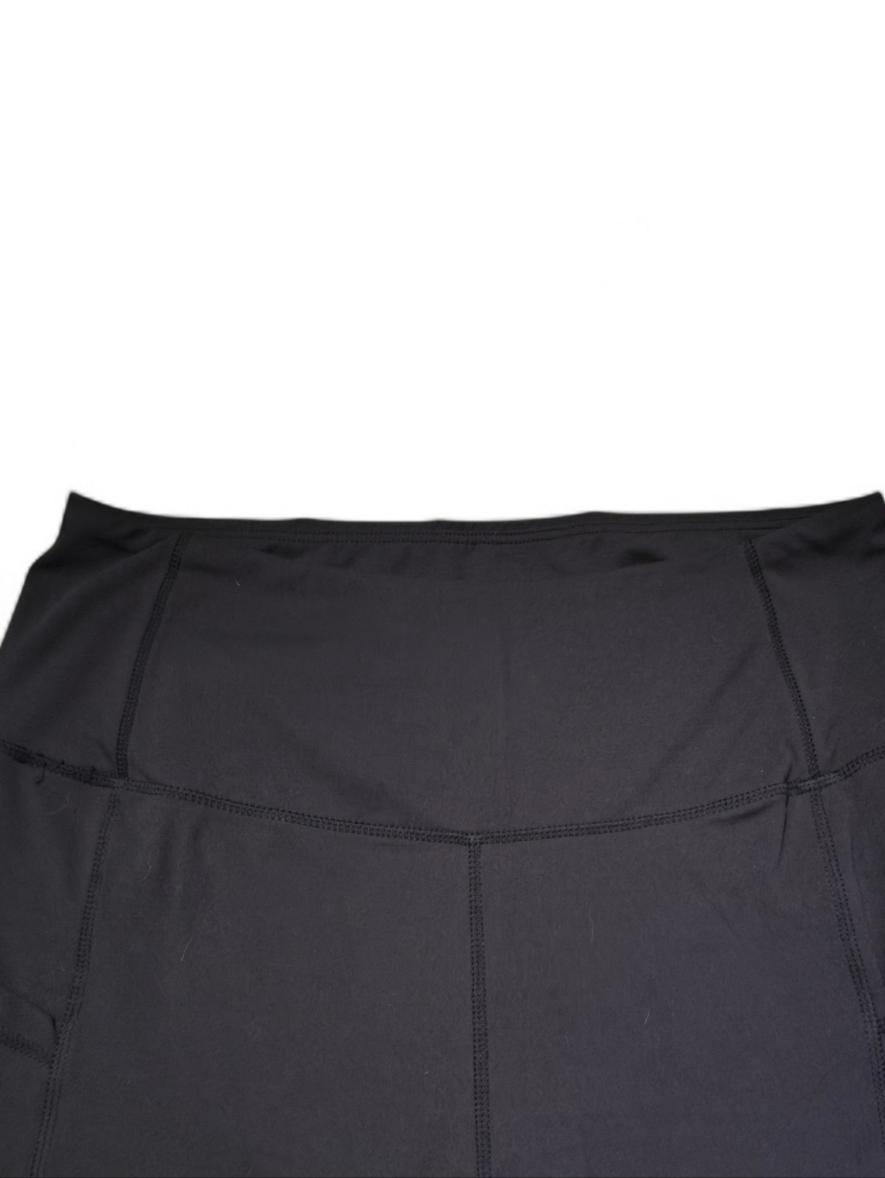 2 Pack Women’s Black Biker Shorts XL High Waist Stretchy Athletic Summer Bundle - Picture 6 of 8